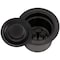 Ruvati Deep Basket Strainer Drain for Kitchen Sinks all Metal 3-1/2 inch Gunmetal Black Stainless Steel RVA1027BL - alternate 3